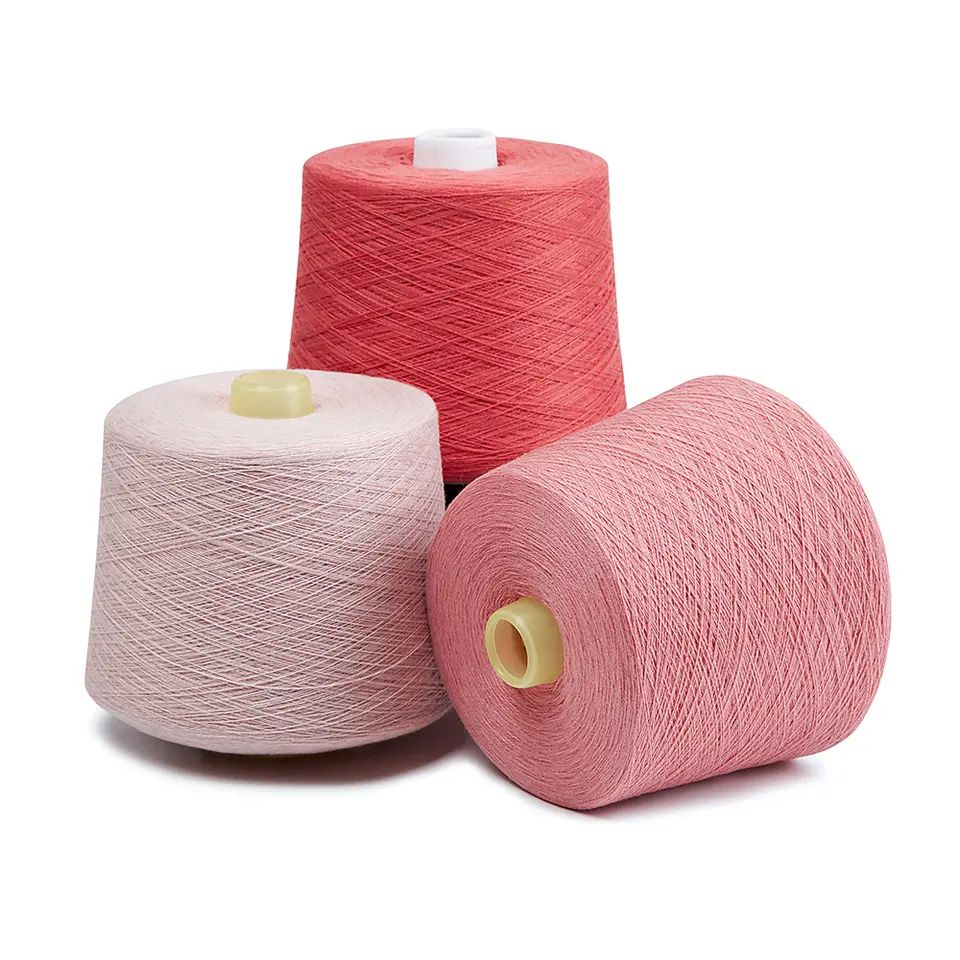 Hilo de lana acrílico sólido 48NM/1 70% lana 30% hilo para hacer punto mezclado acrílico