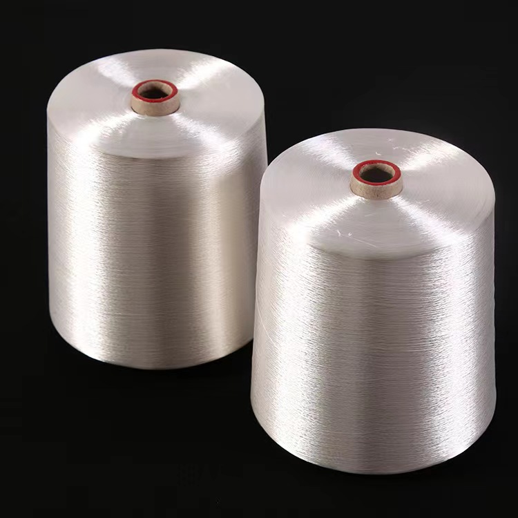 Filamento de viscosa teñido brillante blanco crudo 50D/24F para alfombras