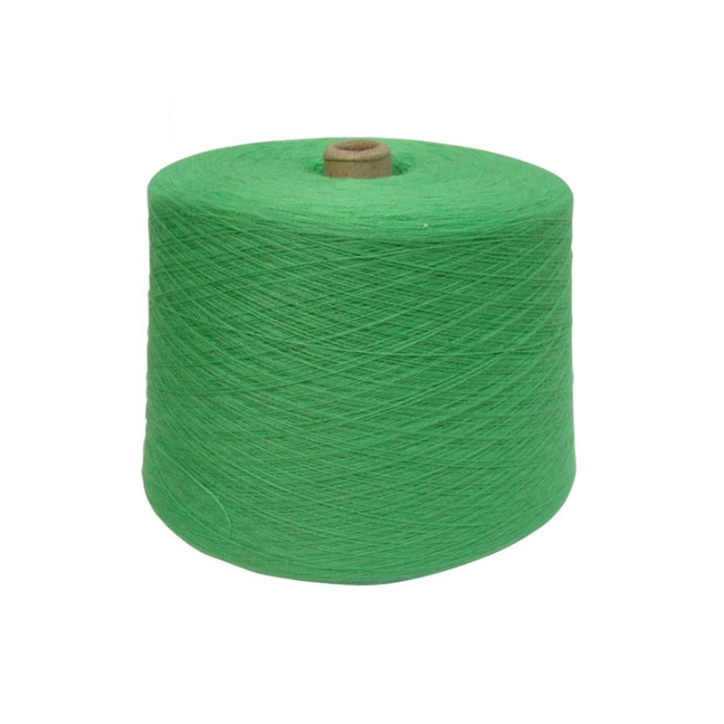 Hilo de poli/algodón de 2 capas ne 27 para tejer/tricotar, teñido